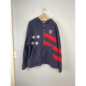 Vintage Tommy Jeans Hooded Sweatshirt, Tommy Hilfiger Full Zip Hoodie, Embroider